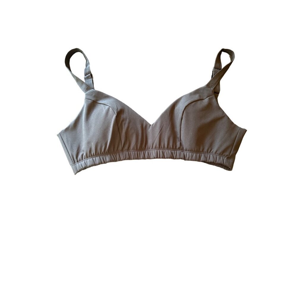 Junipers Women's Adjustable Black Swim Top Bralette L - Made In USA Recycled Pol